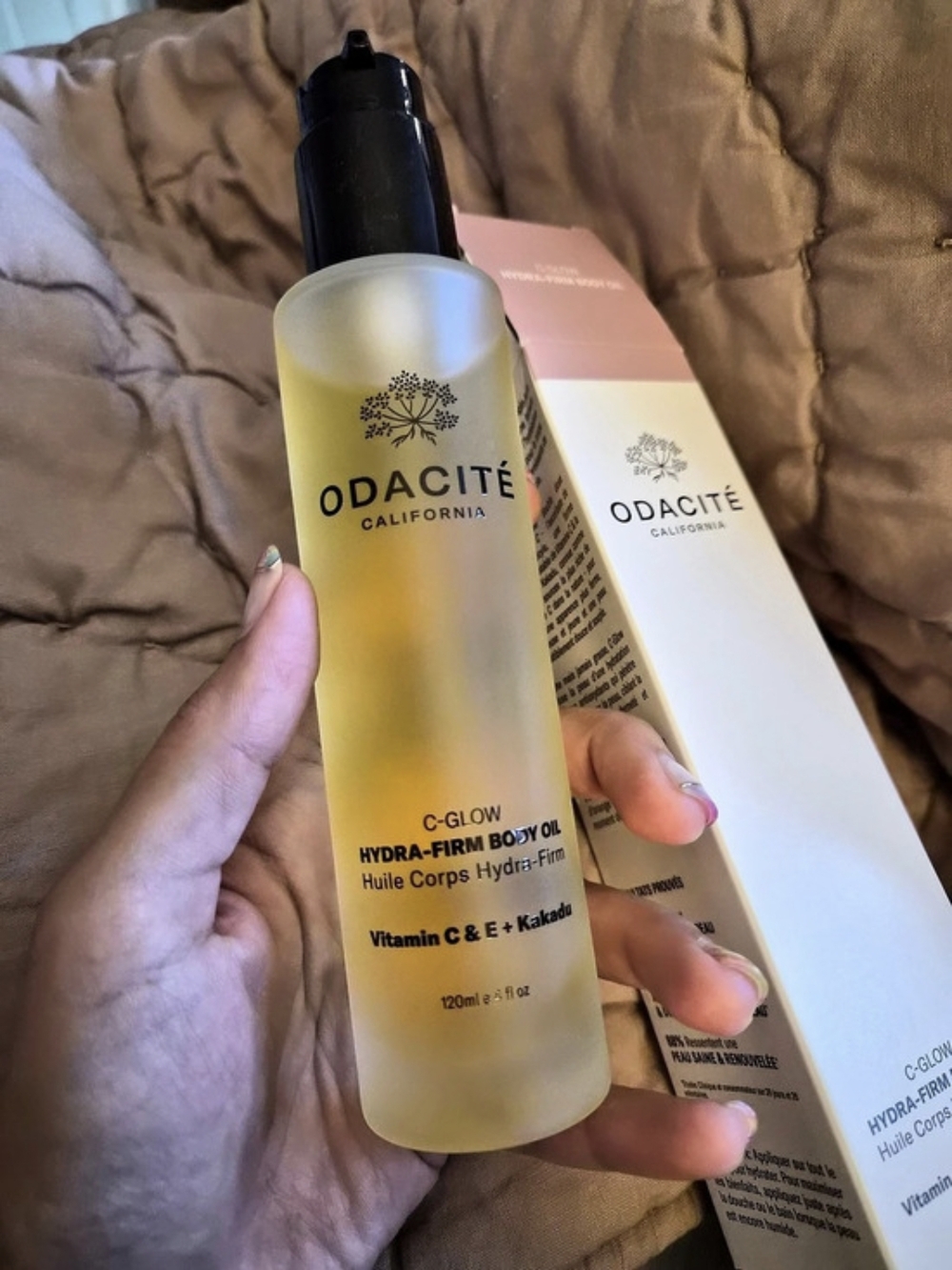 NWT Bestseller Odacité C-Glow Hydra-Firm Body Oil Vitamin C Kakadu